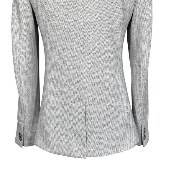 LOFT Light Gray Herringbone Blazer Jacket Size 2NWT - Picture 3 of 7
